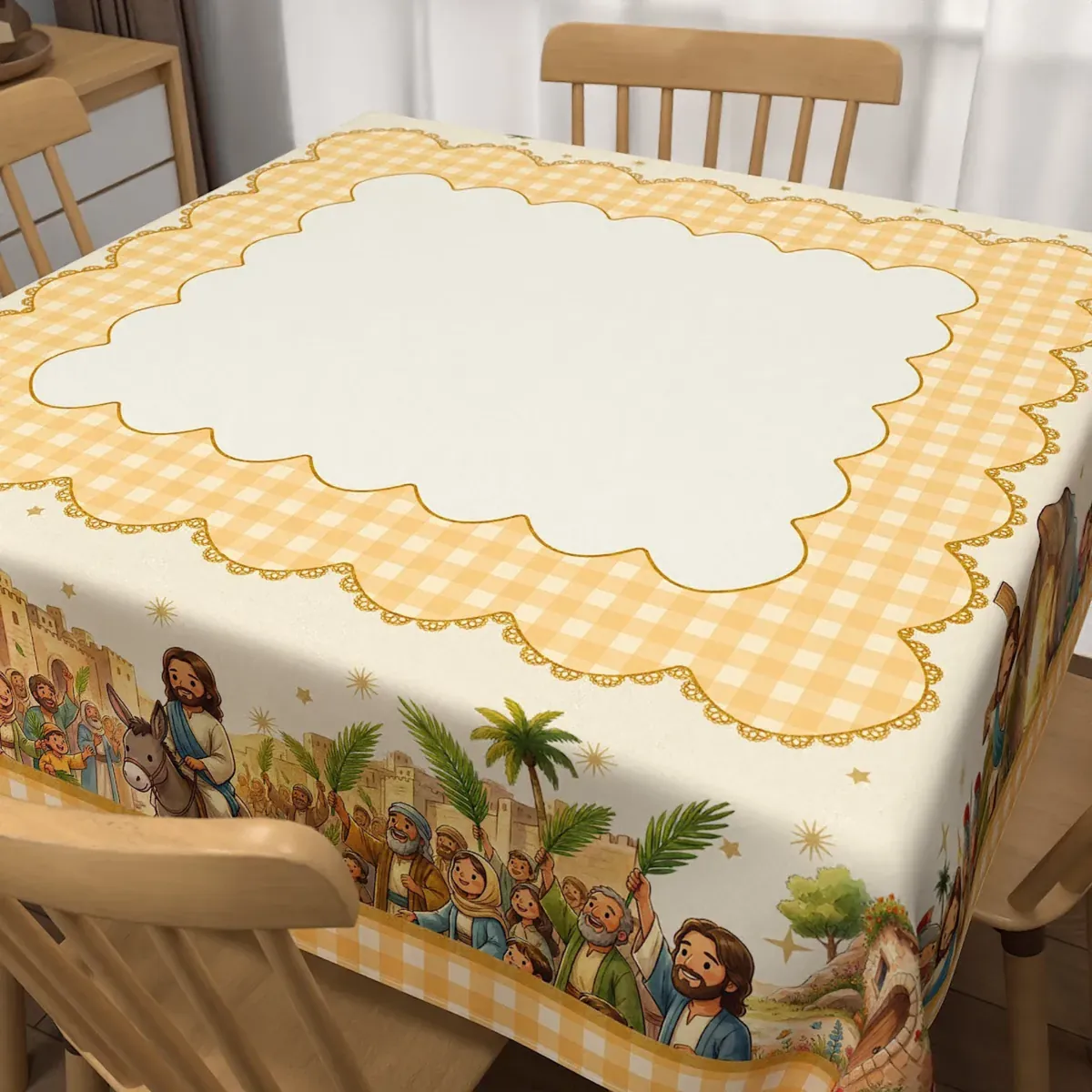 Toalha de Mesa Páscoa 140x140