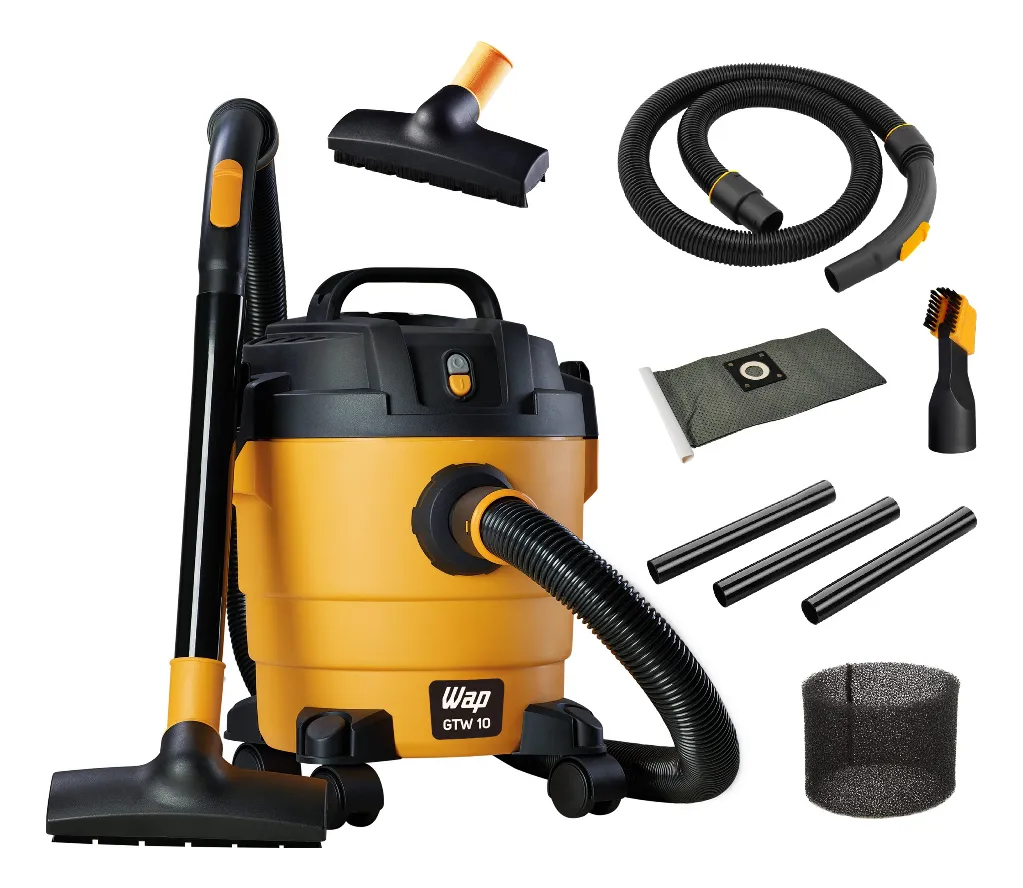 Aspirador de Pó e Água WAP GTW 10 Compacto 1400W 10L