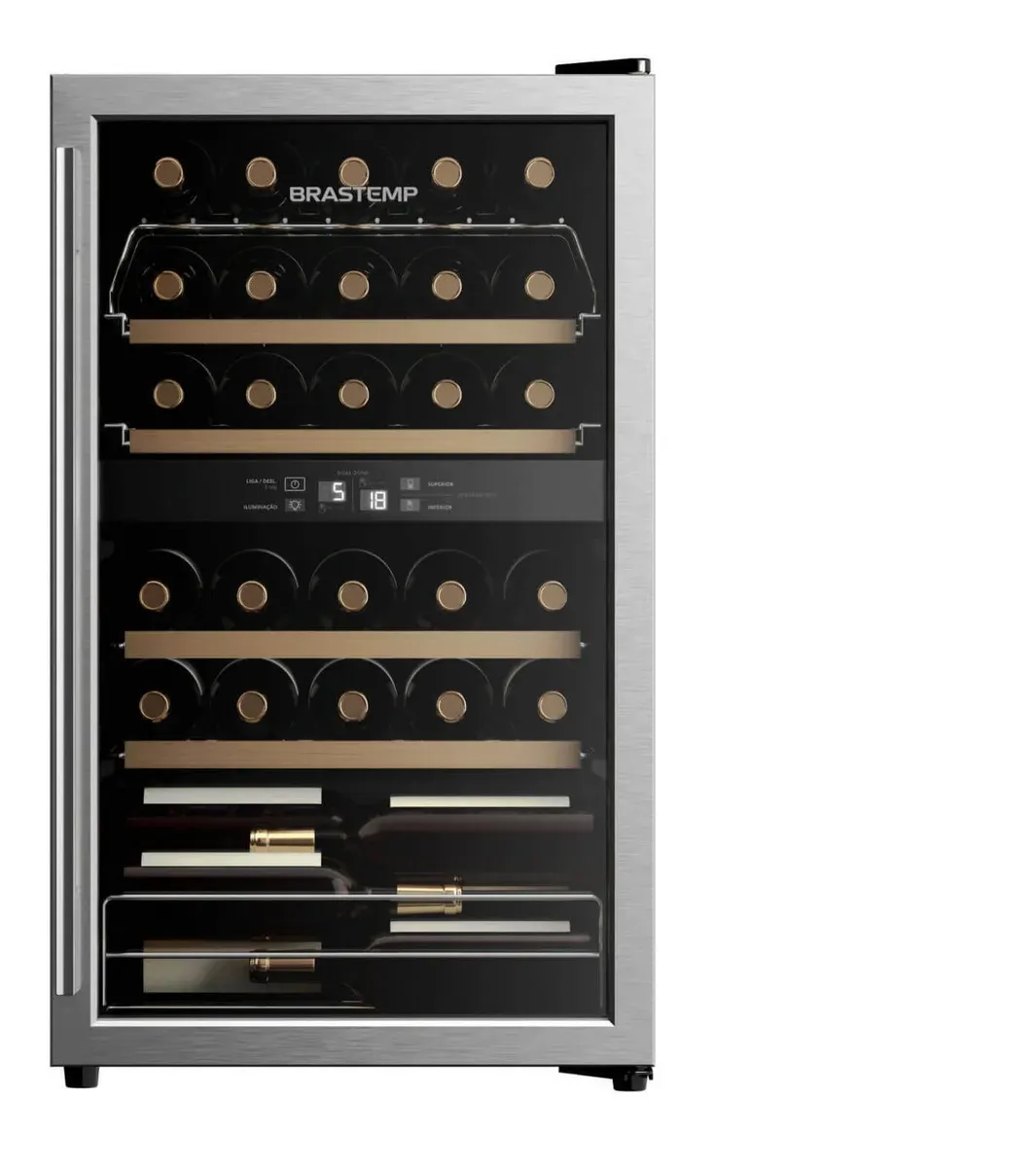 Adega Brastemp Dual Zone 33 Garrafas BZB33BE