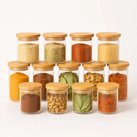 Kit 10 Potes de Vidro Herméticos 250ml